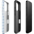 Blue and White Stripes iPhone 16 Pro Impact Case